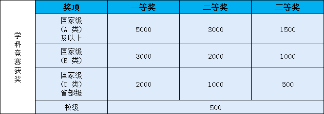 學(xué)科競賽獎項(xiàng)